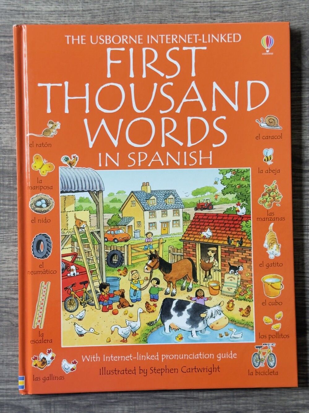 *REDUCED* First Thousand Words in Spanish (Usborne Internet-Linked 2013 Hardcove